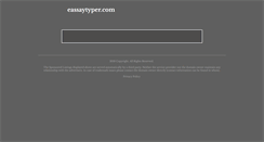 Desktop Screenshot of eassaytyper.com